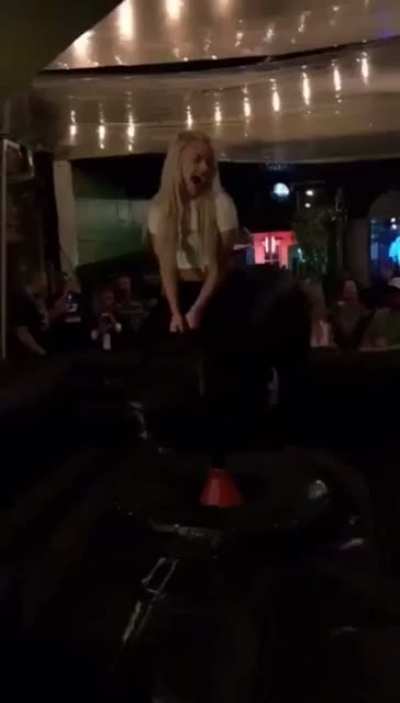 Liv on a Mechanical Bull