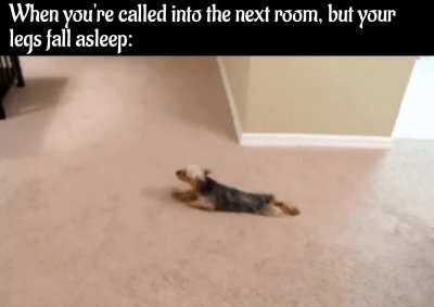 Be right there!