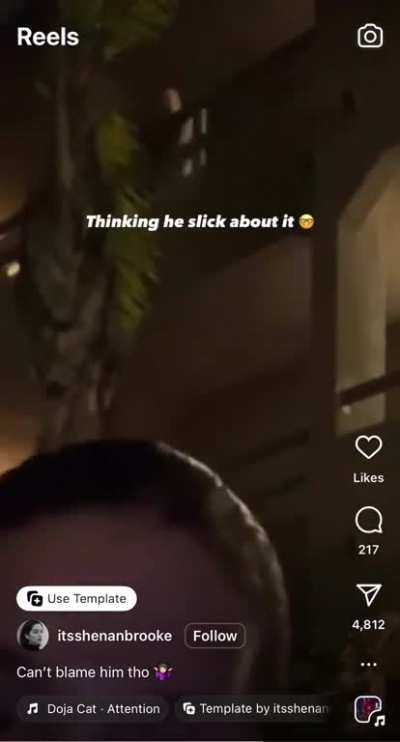 *starts posing after he left since she knows she&rsquo;ll make a video out of it*