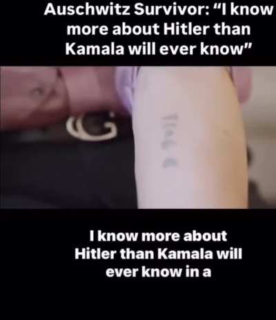 Holocaust survivor's opinion on the Libs calling Trump "Hitler"