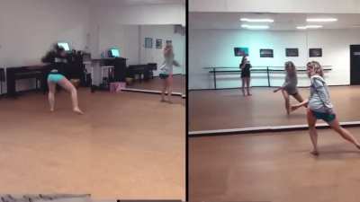 Cariba&rsquo;s dance class montage.