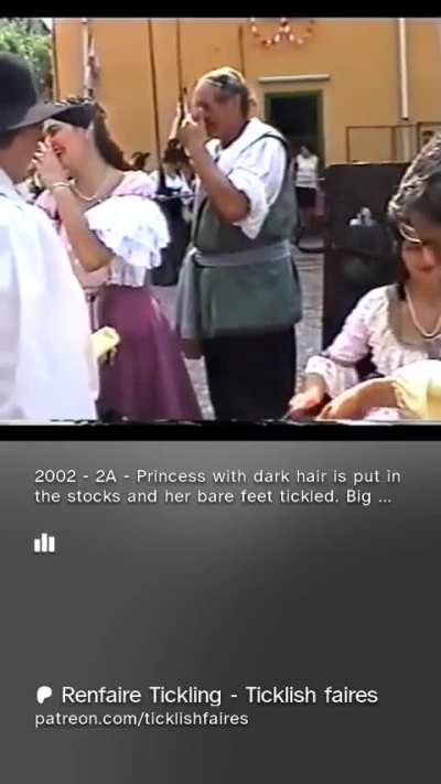 Princess get's tickled at the renfaire