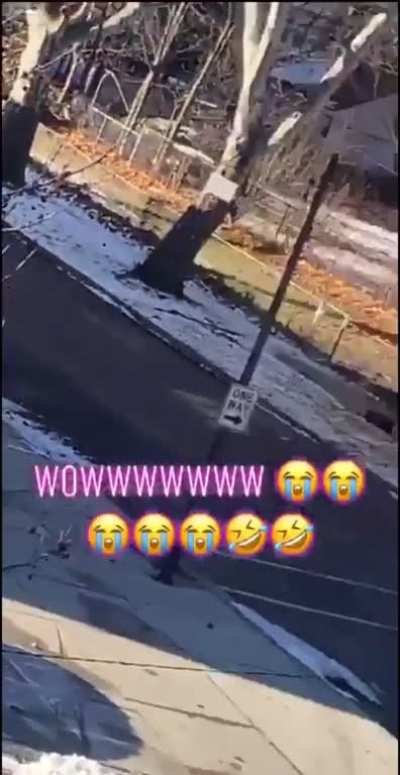 Guy crashes a stolen car into a house, then runs away...