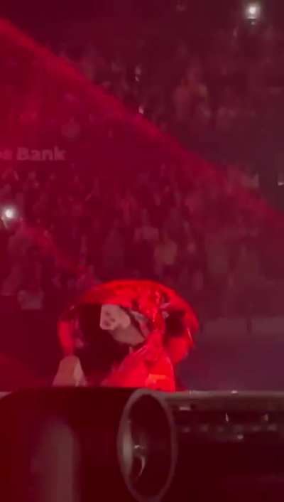 Teasing on stage