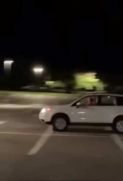 Drunk chicks talk shit beforefucking up their car