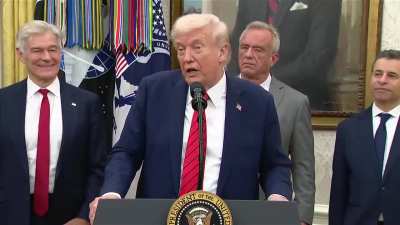 Trump: "The person who actually got the Nobel Prize called today, called me, and said 'I'm accepting this in honor of you, because you really deserved it.' A really nice thing to do. I didn't say 'Then give it to me, though. I think she might've though, s
