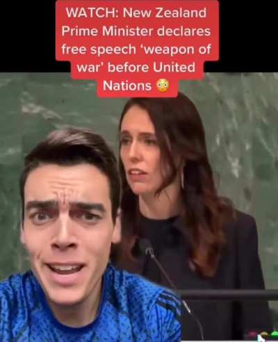 "Free speech is a weapon of war"