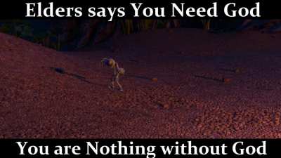 We don't need any God's 