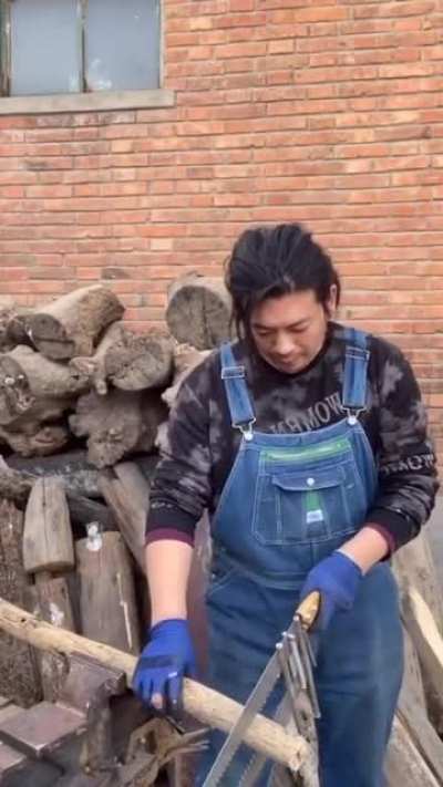 Homemade hand saw