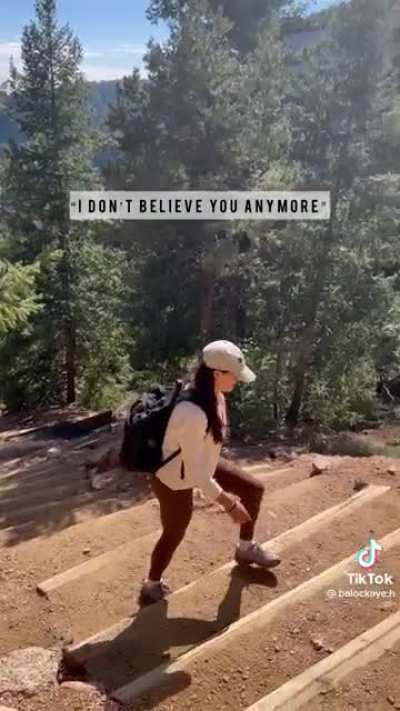 Hiking girlfriend