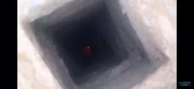 throwing molotovs down a hole
