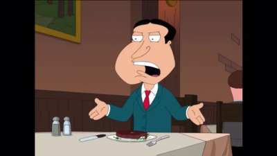 Have you ever been able to tell someone off as perfectly as Quagmire tells off Brian?