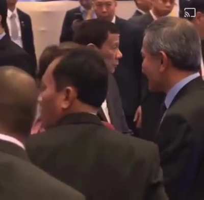 No one wants to talk to the moron of asia