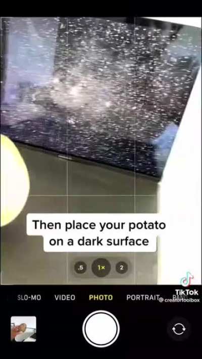 How to photograph your potato 🥔
