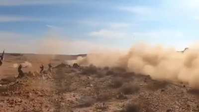 Speeding ISIS Truck Ambushed At Close Range