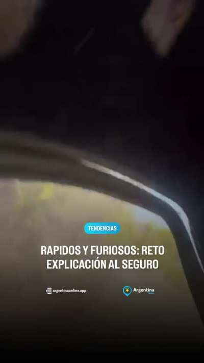 Dos amigos venían pisteando como Toretto, y casi terminan como Brian O'Conner