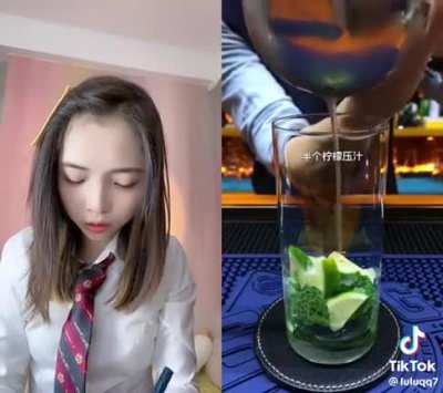 Beware flying object when learning drink recipes