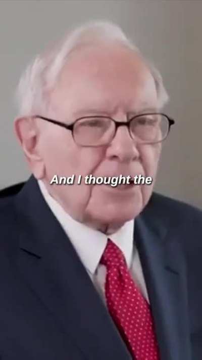 In his early years, Warren Buffett used to try and "predict what a stock would do and predict the stock market" which was "exactly the wrong way to invest". Do you agree?