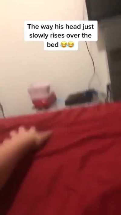The way he sneaks