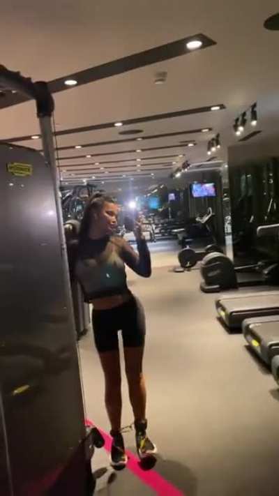 When Sveta isn't making tapes with her boy toys or modeling, you can always find her in the gym. This video was just sent by Sveta this morning and is brand new.