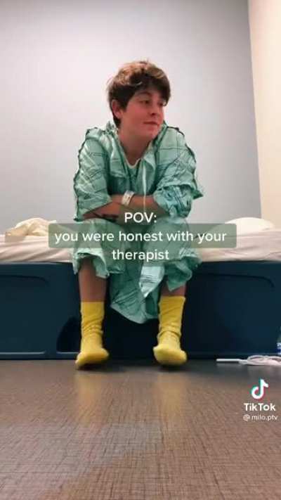 The caption is: I can&rsquo;t go home, they took my shoes