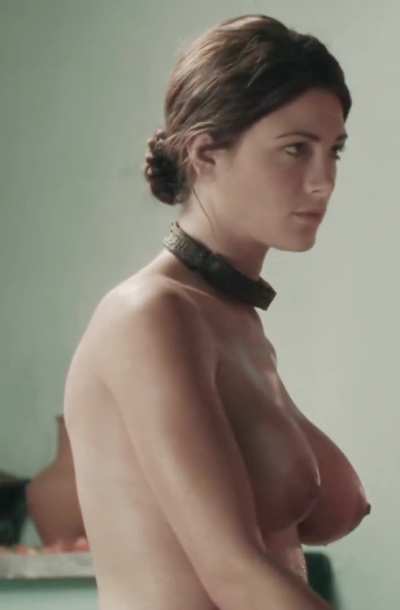 Laura Surrich Pregnant Boobs in Spartacus
