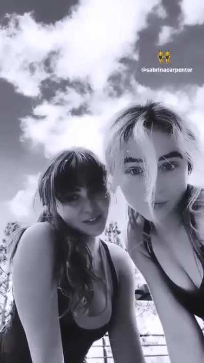 Sabrina Carpenter and her sister, Sarah