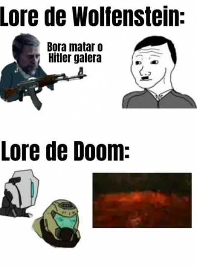 Mais um meme de doom, esse daqui demorou pra editar. OBS: esse meme era pra sair no ifunny mas como que o ifunny t&aacute; cortando a porcaria do meu alcance, decedi postar aqui primeiro.