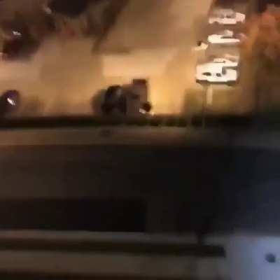 What could go wrong with dropping a pumpkin off the balcony