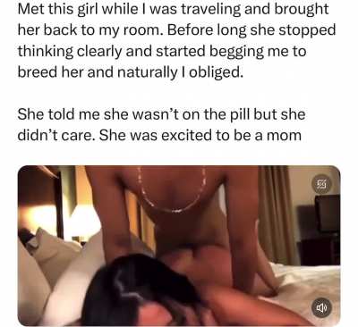 Breeding a girl while traveling
