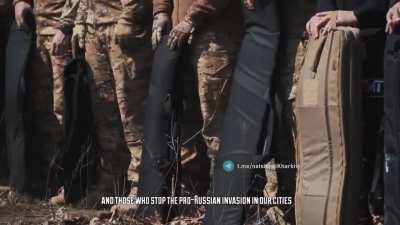 "We are ready to destroy enemies": in Kharkiv, nationalists promised to take up arms again and defend Ukraine