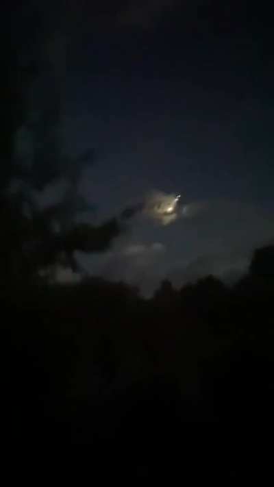 Crazy Meteor in Golden, Colorado...Just now. Looked like it flew under the clouds!