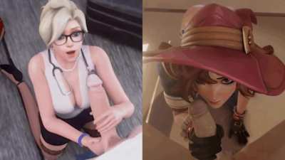 Split Screen JOI [Overwatch]