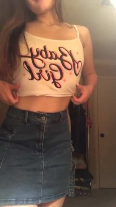 lil boob reveal just cause 😇✨ [f 19] [OC]
