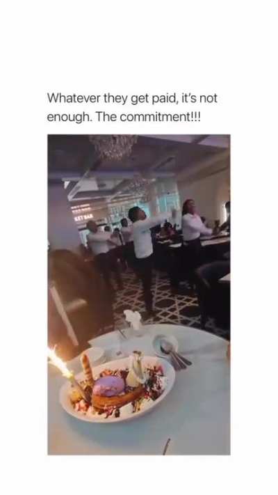 I wonder if the dancing was apart of the job title 👀💯