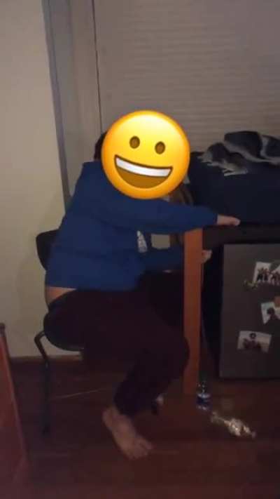 Got this gem the night my roommate turned 21