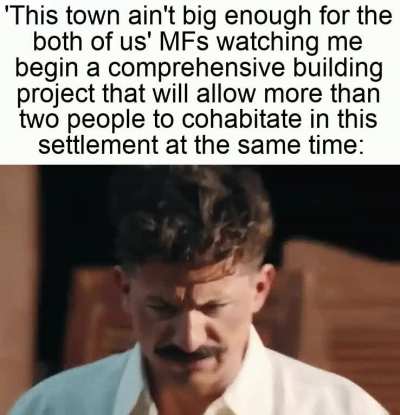 The town is now big enough