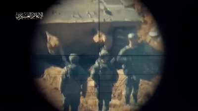 IDF soldier hit by sniper in Gaza