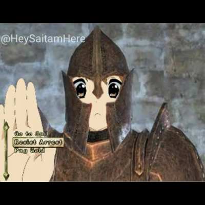 Cute anime girls + Oblivion