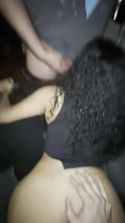 Spit roasting is definitely my favorite 🥰 love a cock in my mouth &amp;amp; pussy