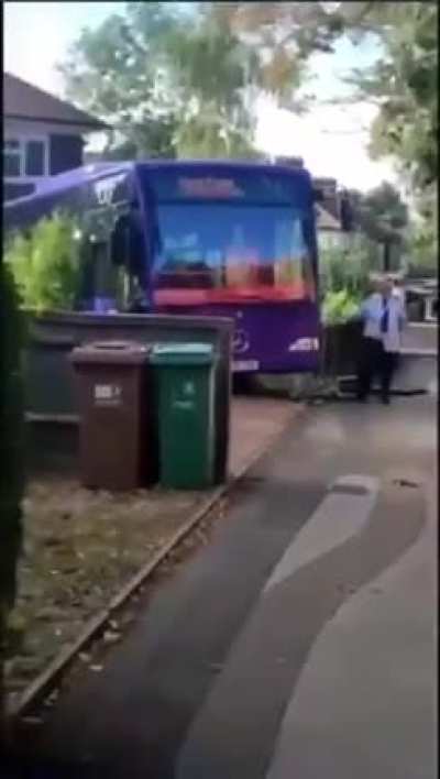 He couldn't park there