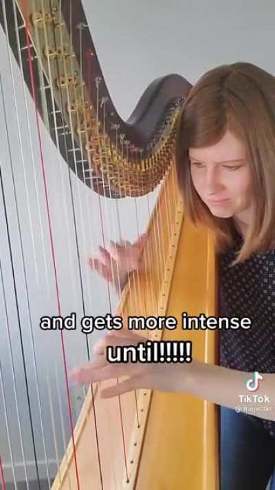 Playing Vivaldi&rsquo;s winter on the harp