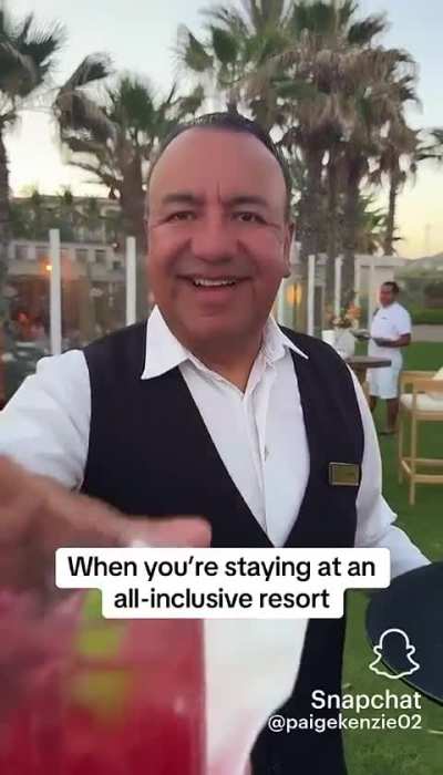 Lucky waiter.