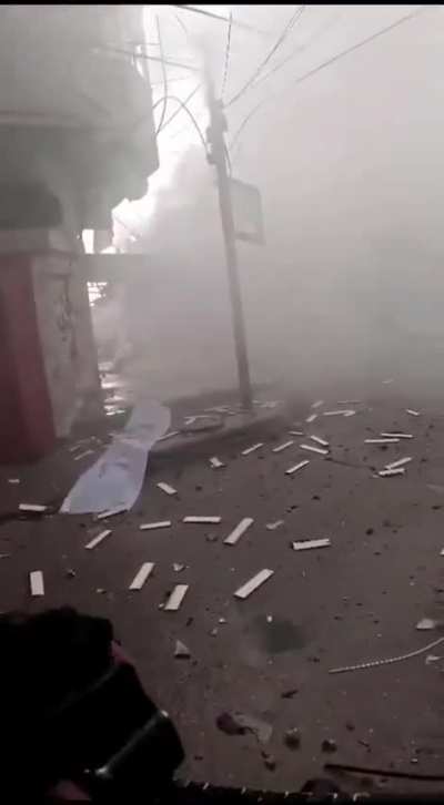 POV securing weapon in Khan Yunis, Gaza