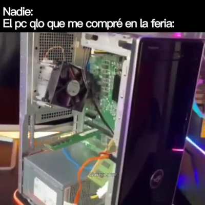 Es normal que la PC haga as&iacute;? 😔👊