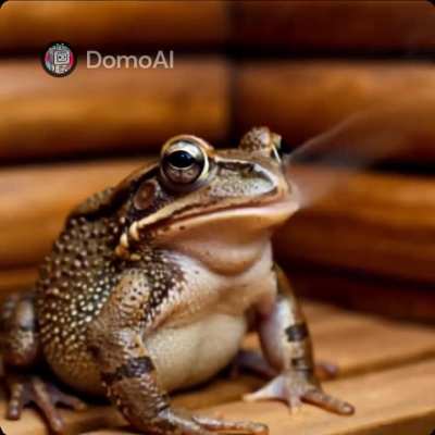 A Frog in a Suana