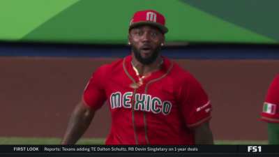 [Highlight] Arozarena makes another catch to get Mexico out of a bases loaded jam and ends the inning!