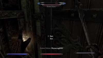 Do not open that door!