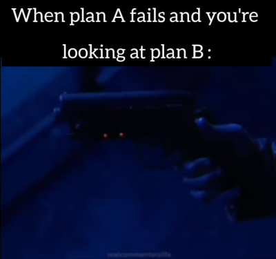 I don&rsquo;t have a plan B, this is my plan A