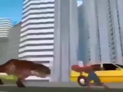 Pobre dinosaurio 😔😔👌👌